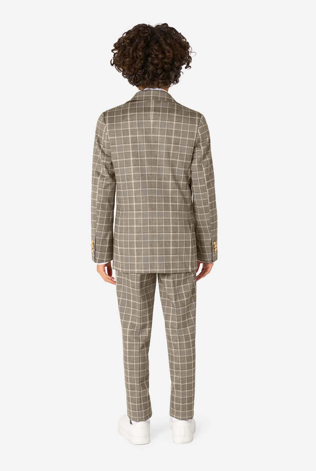 Daily Checked Tan - Image 4