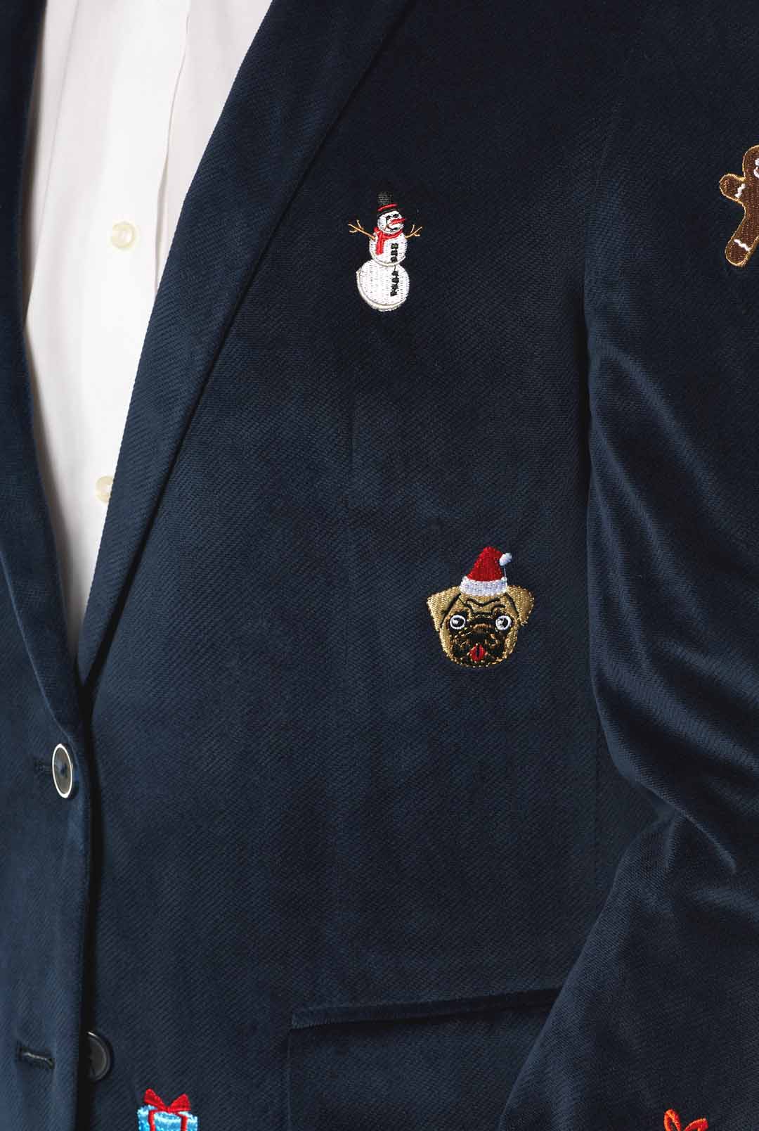 Christmas - X-Mas Icons - Navy - Image 6