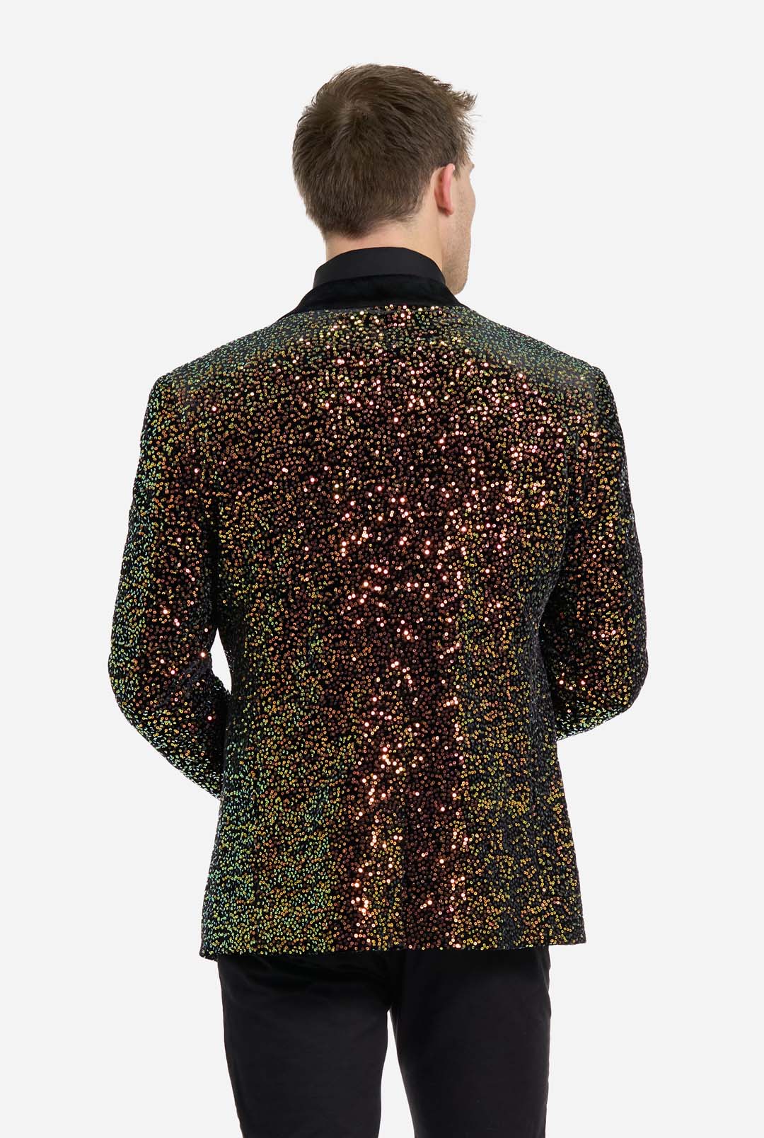 Dinner Jacket - Amber Sequins  | Sequin blazer - Image 3
