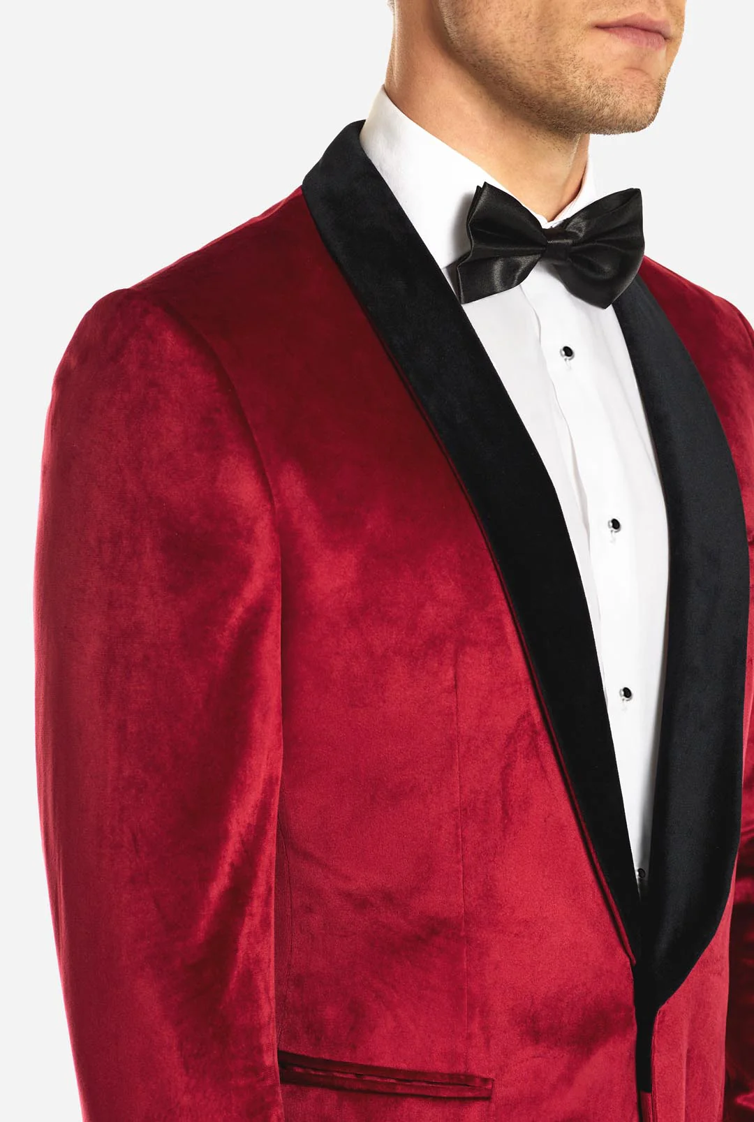 Dinner Jacket - Burgundy - Image 4