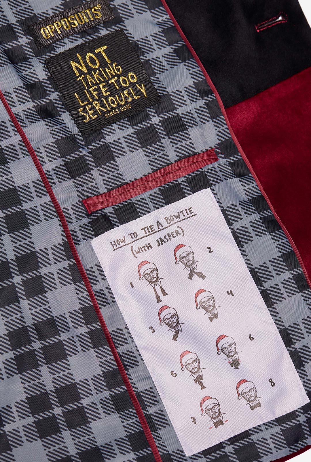 Dinner Jacket - Burgundy - Image 8