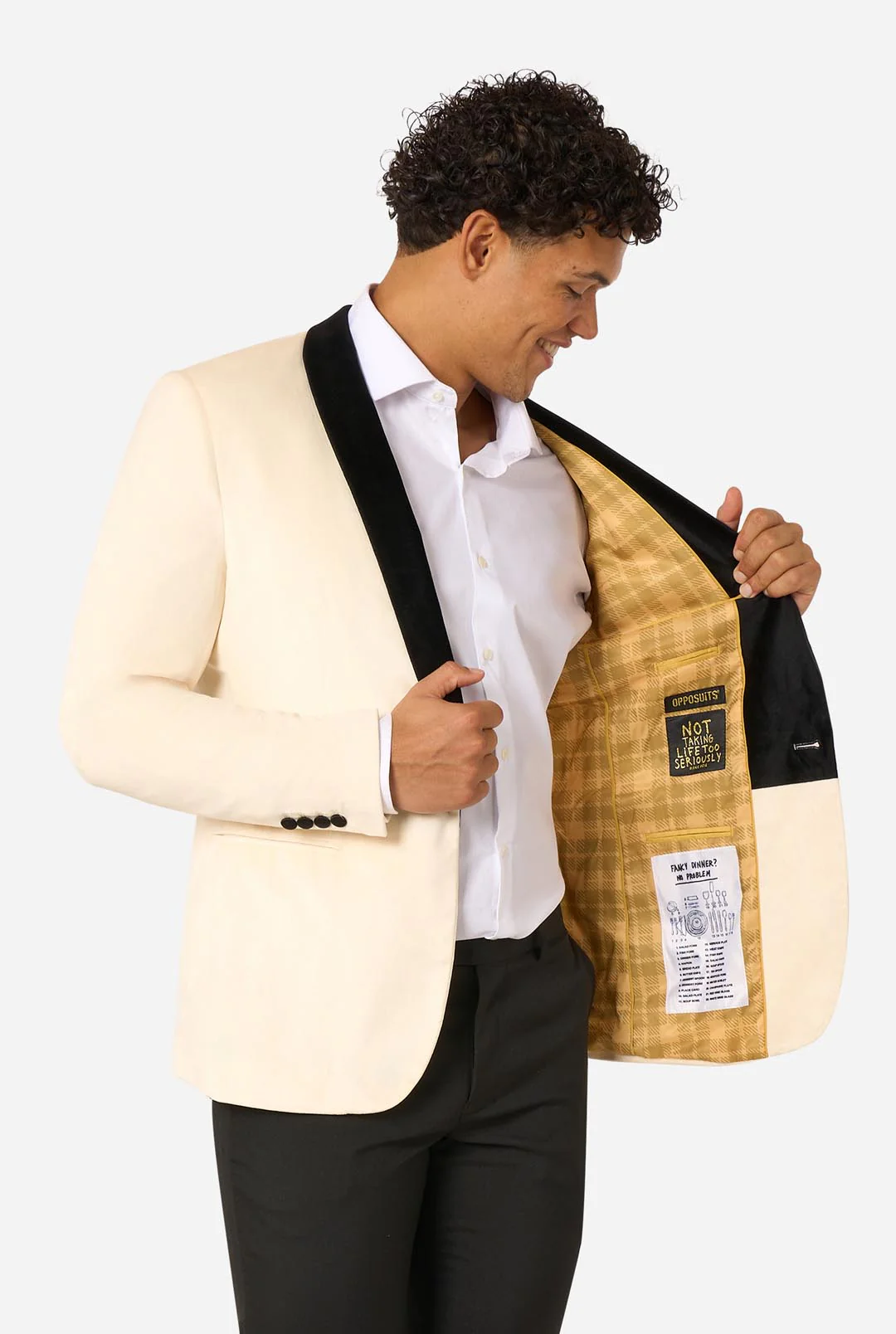 Dinner Jacket - Ivory Champagne - Image 3