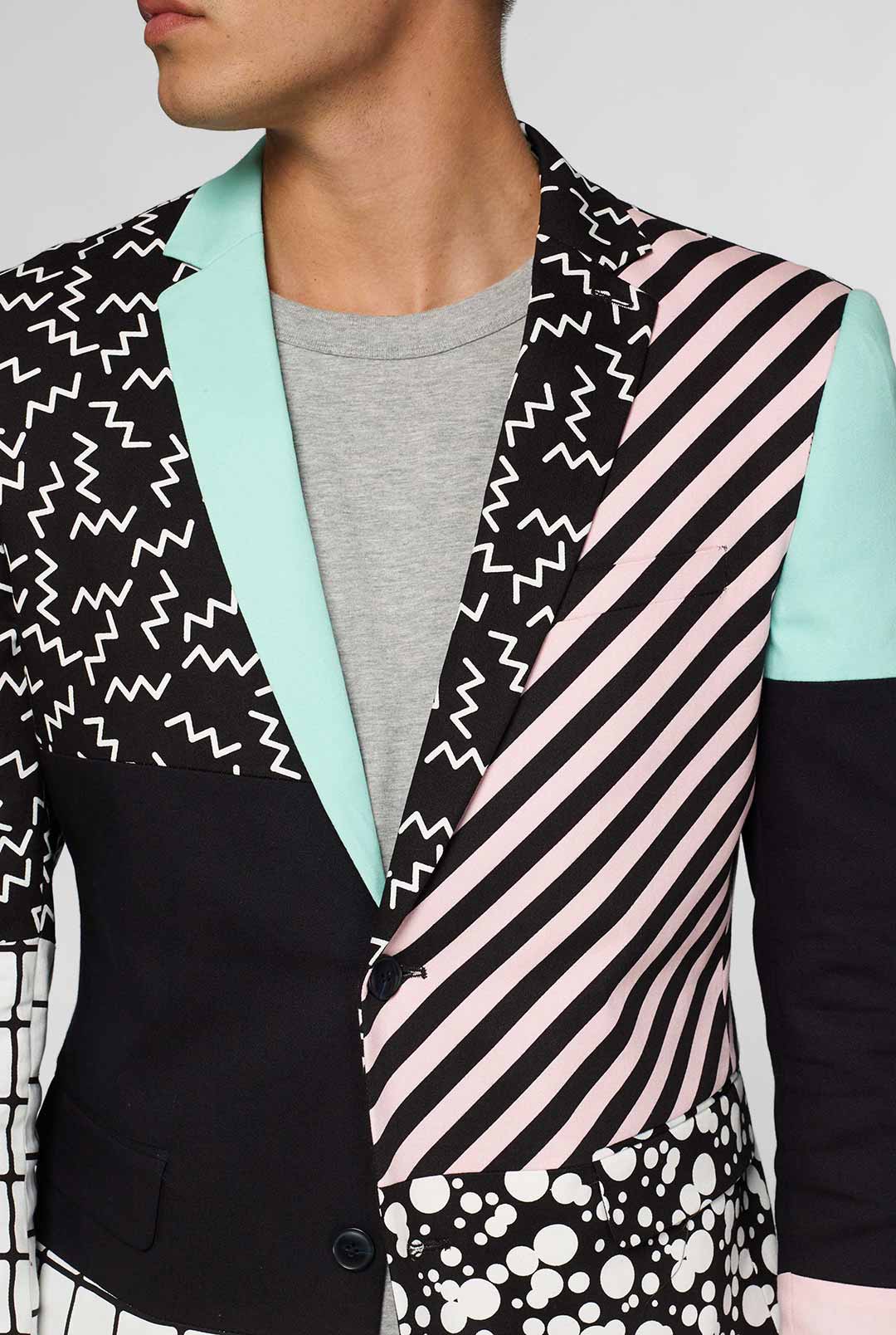Retro - Cut & Sew - Black - Image 7