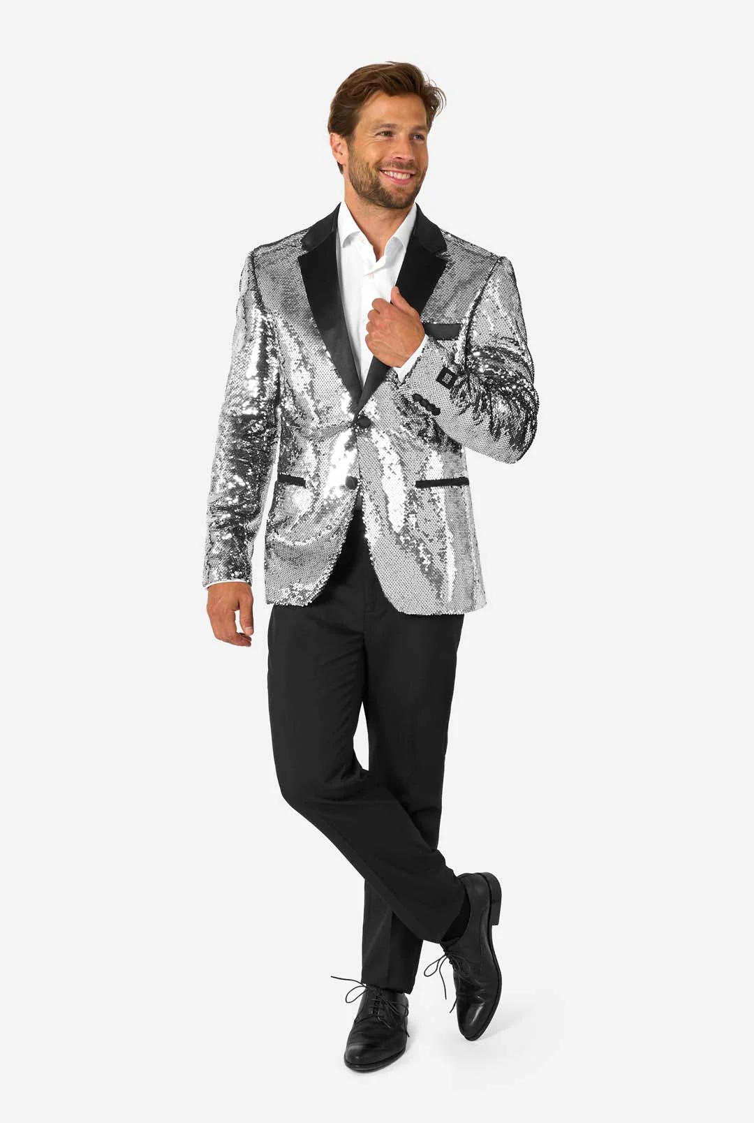 Shiny Silver Sequins - Image 2
