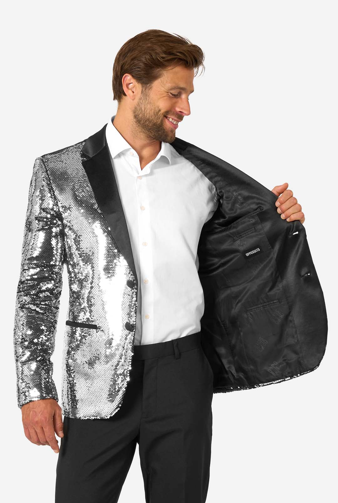 Shiny Silver Sequins - Image 3