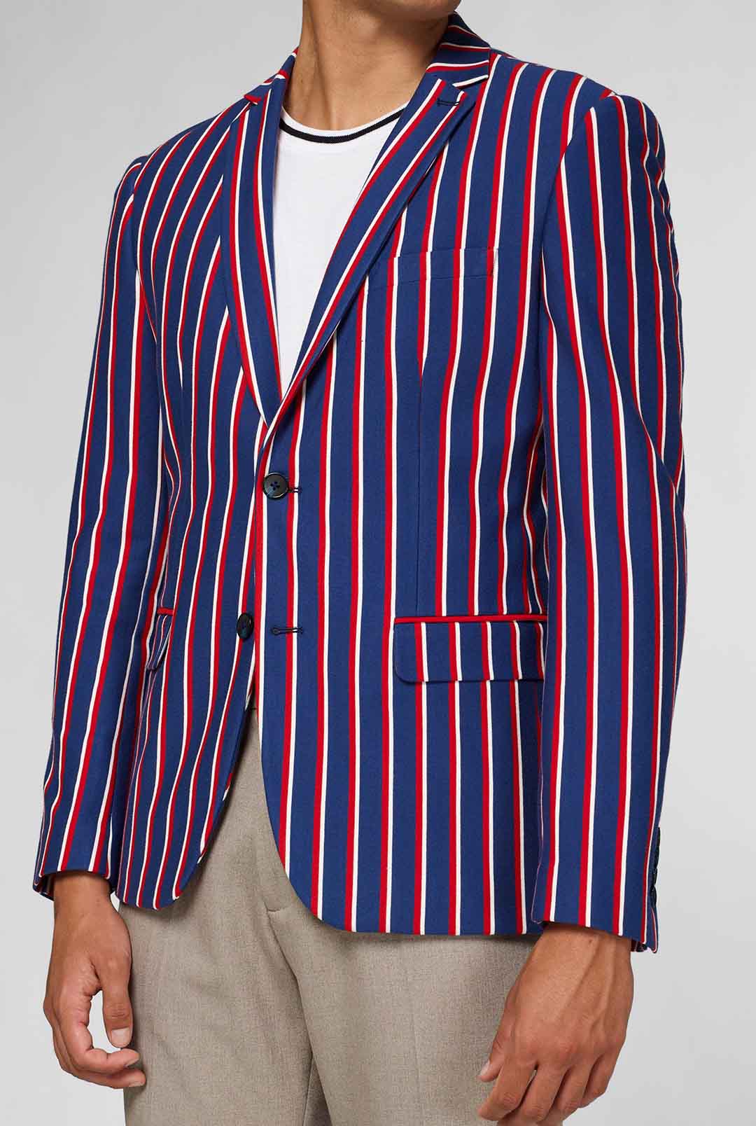 Supportswear - Cheer Stripes - Cobalt Blue - Image 5