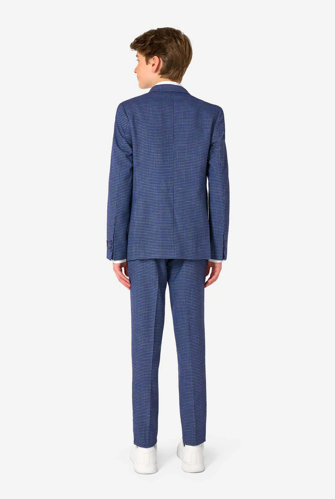 Daily Checked Navy - Image 4