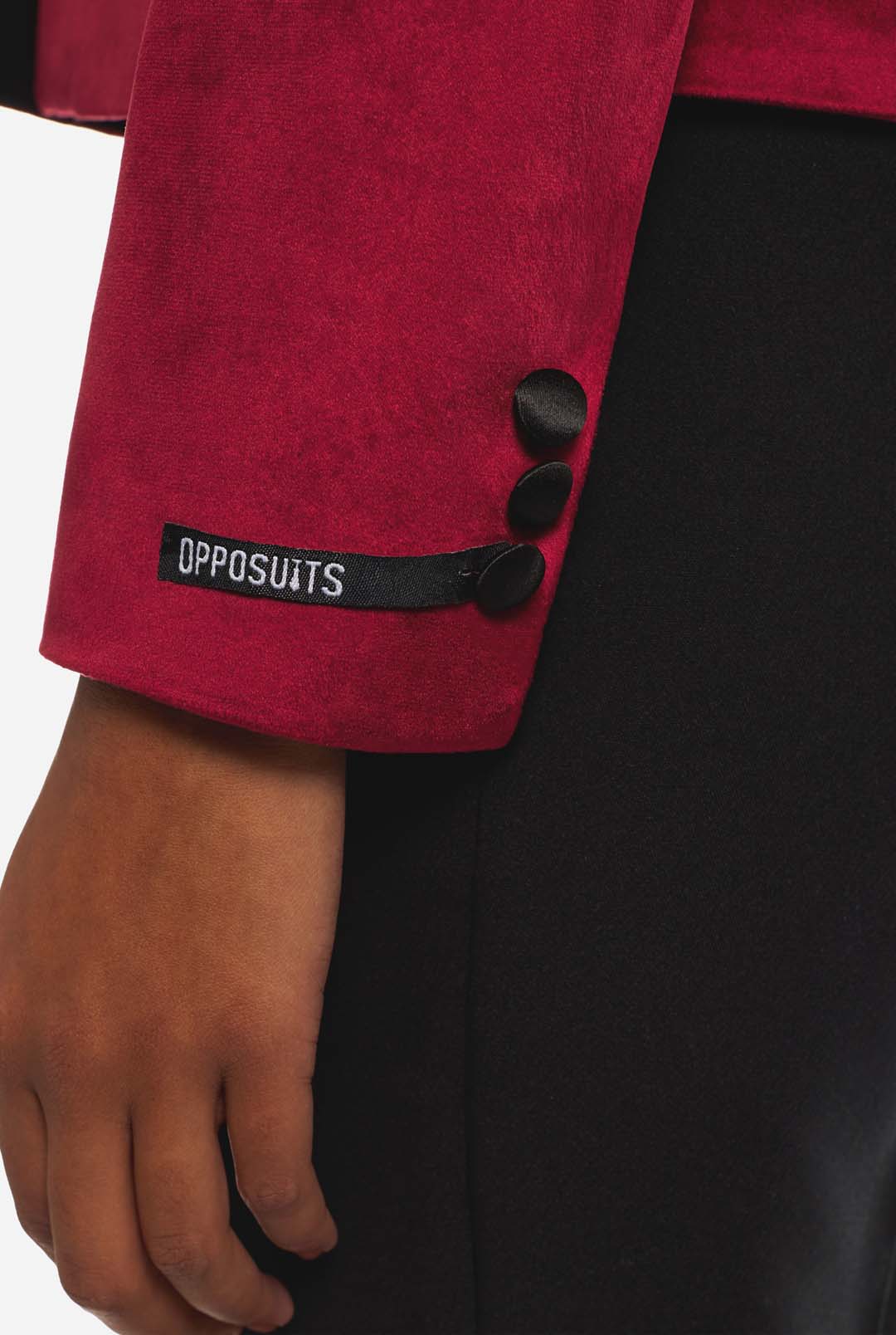 Womens Dinner Jacket - Burgundy - Image 5